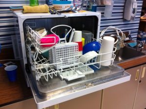 cleaning using dishwasher